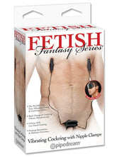 Fetish Fantasy Vibrating Cock Ring With Nipple Clamps